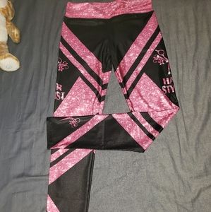 Pink and Black Hairstylist Leggings
